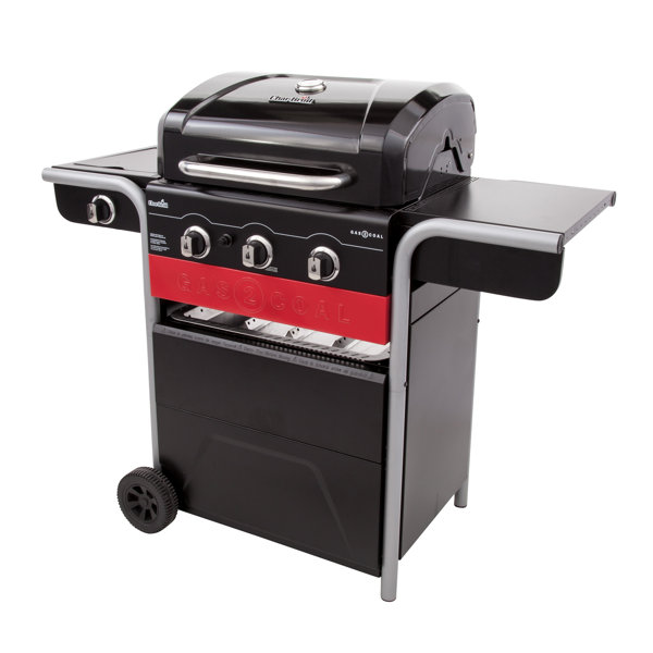 CharBroil Gas2coal® 330 Hybrid Grill 3 Burner Gas & Coal Barbecue